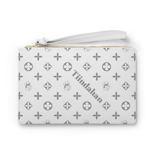 Tiindahan White Clutch Bag