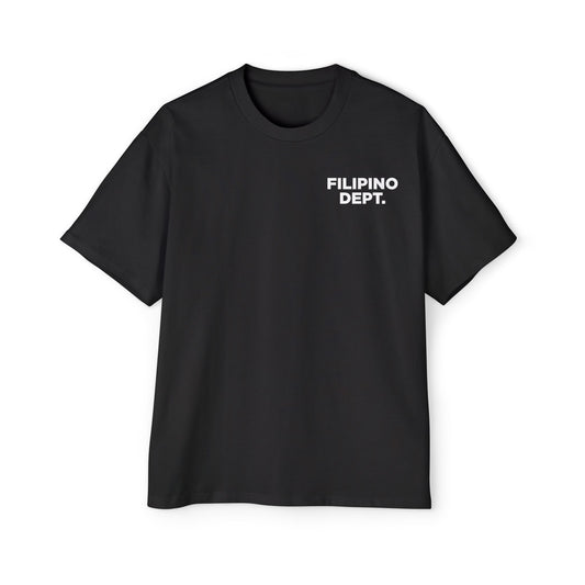 Filipino Dept Oversized T-shirt (Black)