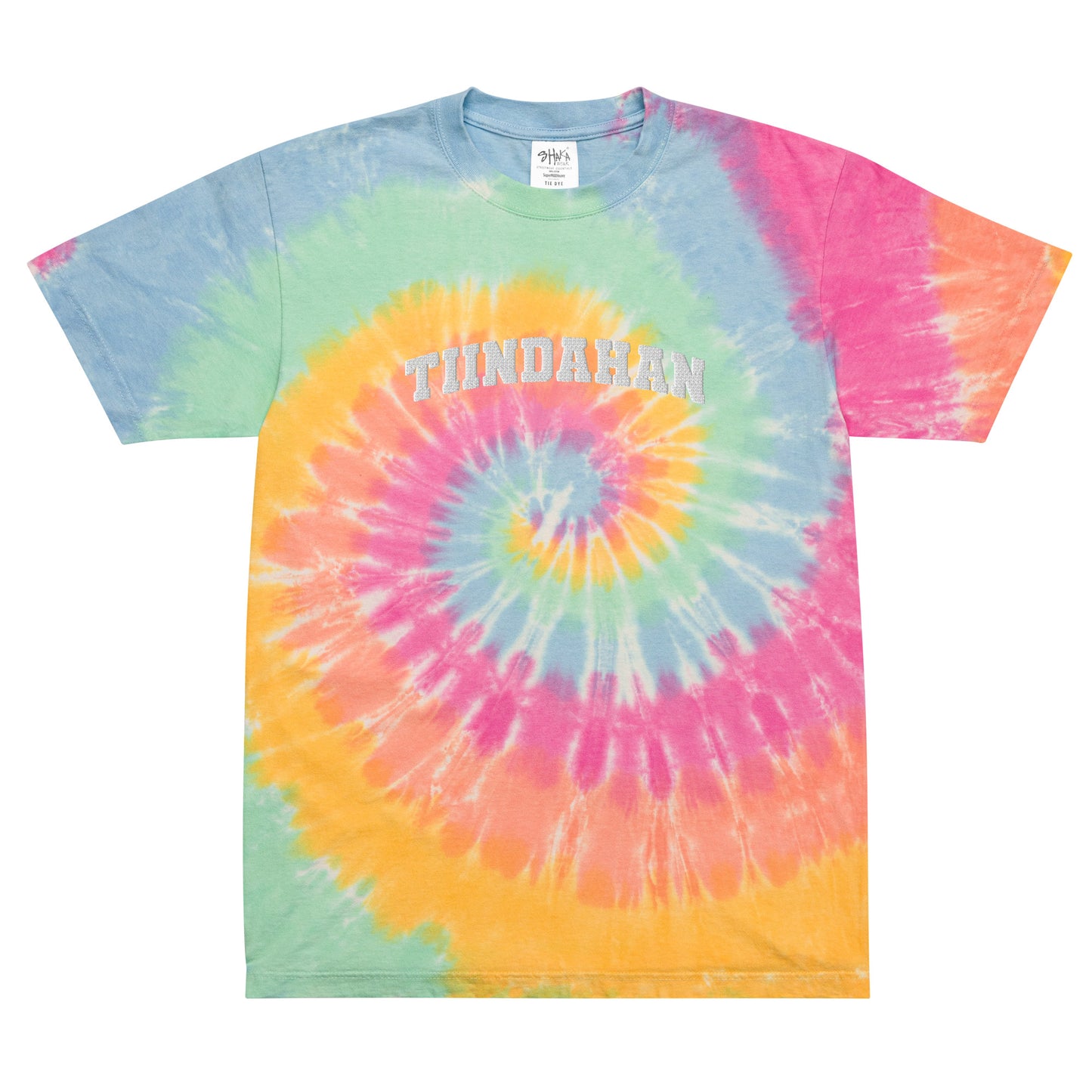 Embroidered Tiindahan Tie-Dye T-shirt