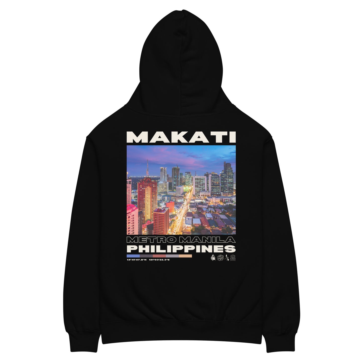 Embroidered Makati Oversized Hoodie